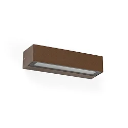 Udendørs wall luminaire LAKO LED IP65, rustbrun 