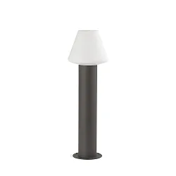 Pælelampe MISTU E27 IP44, mørkegrå 