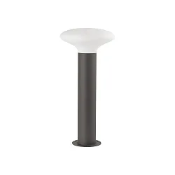 Pælelampe BULB'S E27 IP44, mørkegrå 