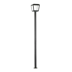 Gulvlampe PLAZA LED IP54, mørkegrå 