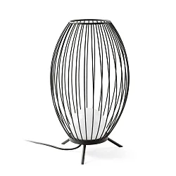 Gulvlampe CAGE LED IP65, mørkegrå 