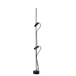 Gulvlampe CLAP 1266 2-flammer LED IP65, sort 