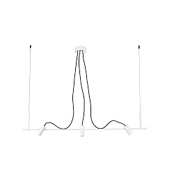 pendant luminaire CLAP LED IP65, white 