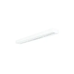 LED Surfaced /Pendant grid luminaire, direct, 56W, 3000K, 7300lm, IP20, UGR < 19, DALI dimmable, white