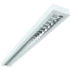 Gitterlampe IP20, hvid dæmpbar