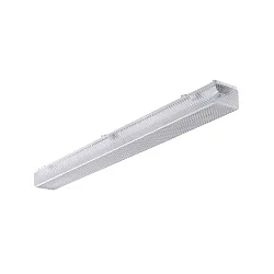 Fugttæt armatur AWL137050P.5084 mittelgroß, omskiftelig, prismatisk IP50, hvid 