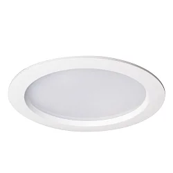Downlight EDL2140A.1184DA rund, DALI styrbar, mittelgroß IP54, hvid dæmpbar