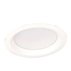 Downlight EDL2265A.2684DA rund, DALI styrbar, gå tilbage IP65, hvid dæmpbar