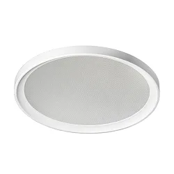 Indbygningslampe Ø 17cm rund, DALI styrbar, mikroprismatisk IP65, hvid dæmpbar 15W 1800lm 3000K 60° 60°