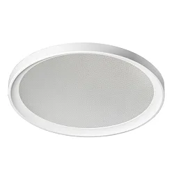 Indbygningslampe Ø 22,5cm rund, DALI styrbar, mikroprismatisk IP65, hvid dæmpbar 24W 2900lm 3000K 60° 60°
