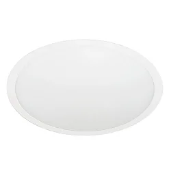Indbygget downlight FLAT / Ø 40CM / 800MA rund, CCT Switch, UGR < 19, ekskl. strømforsyning IP54, hvid dæmpbar