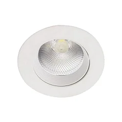 Downlight EDL5354W.1283 svingbar, med reflektor IP20, hvid 