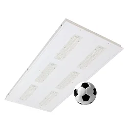 Indbygningslampe DALI styrbar, boldtæt IP40, hvid dæmpbar 220W 29900lm 4000K 90° 90°