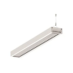 Lysbånd centret element LBN144500H.6484M direkte / indirekte, UGR < 19, omskiftelig IP20, hvid 