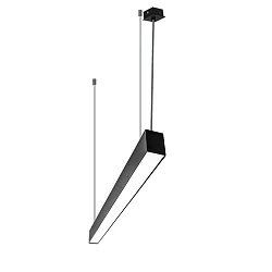 Lysbøjle MICROPAL®, UGR<19 / 1127MM / 840 direkte, multipower, med suspensionssæt IP40, sort 