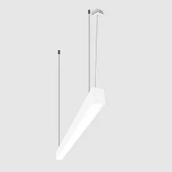 Lysbøjle MICROPAL®, UGR<19 / 1127MM / 840 direkte, multipower, med suspensionssæt IP40, hvid 