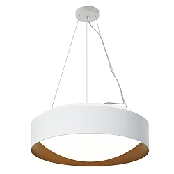 pendant luminaire PREMIUM ARCHITEKTUR Ø 30,8cm IP20, white, copper brown 