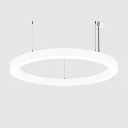 Pendel Ø 133.5CM CCT Switch, direkte / indirekte, UGR < 19, multipower, ringform IP40, sort dæmpbar