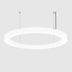 Pendel Ø 150CM CCT Switch, direkte / indirekte, UGR < 19, multipower, ringform IP40, hvid 
