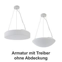 Pendel ECO 7520 Ø 33cm IP20, hvid dæmpbar