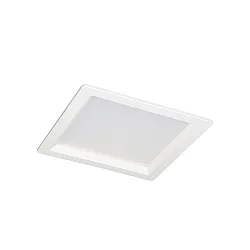 LED Recessed Downlight, 12W, 4000K, 1100lm square, IP54, DALI dimmable, white