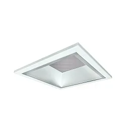 LED Recessed Downlight, 10W, 4000K, 1000lm, microprismatic, IP21, UGR < 19, white