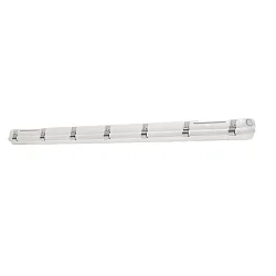 damp-proof luminaire PREMIUM 145 DALI controllable, impact resistant, INOX closure IP66, grey dimmable