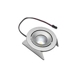 LED Indbygningsspot SR 68-LED, IP44, 350mA, CRi >90m UGR<19, kardan svingende 20°, 4.8W 3000K 22°, Chrom matt