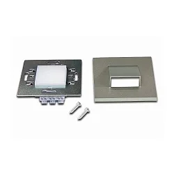 recessed luminaire WALL I DOWN down, with sensor IP20, stainless steel  1,8W 90lm 3000K 120° 120° CRI 80