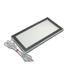Flad LED Skab armatur Dynamic LED Sky, IP20, 6W 2700-5000K 255lm 110°, rustfrit stål look