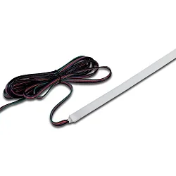Fugtrum LED RGB Tape F, IP54, 500cm, 600 LED, 24V DC, 65W 120°, inkl. tilslutningskabel, til homogen RGB overfladelys