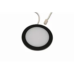 Møbler lampe FAR 68 rund, med stik, med diffuser IP20, sort dæmpbar