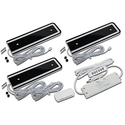 Armatur til brug under kabinettet IP20, aluminium, mat