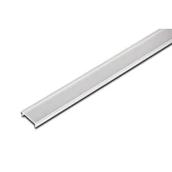 LED Dækningsprofil 15mm, til 12mm fræset rille og profiler, 600cm (Rullevarer), meget matt, let matteret