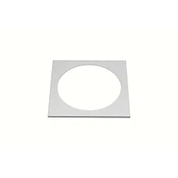 Adapterring SR 68, firkantet, til boringer op til 84mm, rustfrit stål look