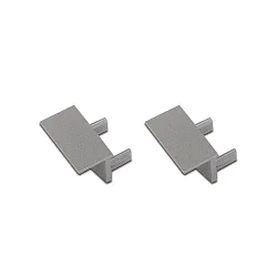 Dæksel sæt med 2, aluminium