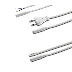 230V HVLCS 42/2000 AE Netledning med ferrules 200cm