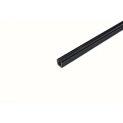 LED Track 24V DC strømskinne, 100cm, kan afkortes vilkårligt, inkl. fastgørelsesskruer, sort