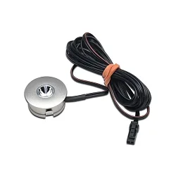 LED Small Recessed spot LED Eye 35S, fixed, 350mA, for object lighting, CRi >90, dimmable, 1W 3000K, stainless steel optic