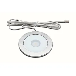 LED Indbygningsspot AR 78-LED, rund, Ø 9cm, med LED-24 stik, CRi >95, blændfri, stiv, 7.5W 3000K 450lm 80°, hvid