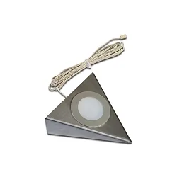 LED DreiHjørne Skab armatur UL 2-LED F, homogen overfladelys, IP20, LED-24 forbindelse, CRi >90, 3W 3000K 210lm 110°
