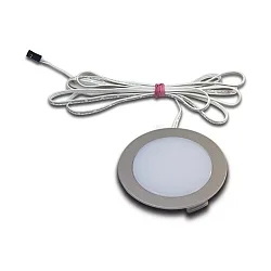 LED Area luminaire Dynamic FR 68-LED, IP44, with LED 24 Dynamic connection, CRi >90, 4W 2700-5000K 270lm 110°, chrome matt