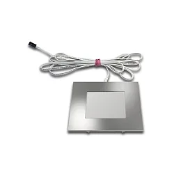 Dynamic LED Indbygnings Overfladelampe FQ 68-LED, firkantet, 4W 2700K 270lm 110°, Chrom matt