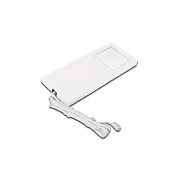 LED Skab armatur LED Slim-Pad F, IP20, homogen overfladelys, med LED-24 forbindelse, 5W 4000K, hvid