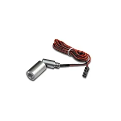 LED Spot LED Point S, med M8x1 tråd, 2 Udskiftelige linser, 350mA forbindelse, anodiseret aluminium, 1W 5000K 115lm 20°/30°