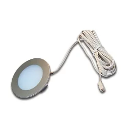 LED Surface light Recessed spot FR 55-LED, 3W 3000K, chrome matt