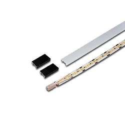 LED Surface light bar LED 2-Link FLOOD, 30cm, for LED 2-Link-Profile, CRi >95, 4.8W 4000K 280lm 120°, black