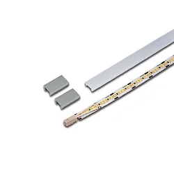 LED Overfladelys skinne LED-2-Link FLOOD, 60cm, til LED-2-Link-profiler, CRi >95, 10.4W 3000K 600lm 120°, anodiseret aluminium