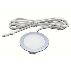 HV LED Overfladelampe FR 68-LED, Inbygning / Overflade montering, IP20, 230V HVLCS, 3W 4000K 200lm 110°, Chrom matt