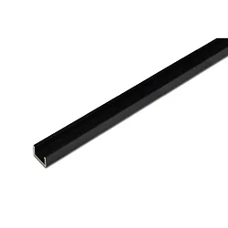 LED Overflade profil 15/13mm til dækningsprofil 15mm, længde 100cm, sort